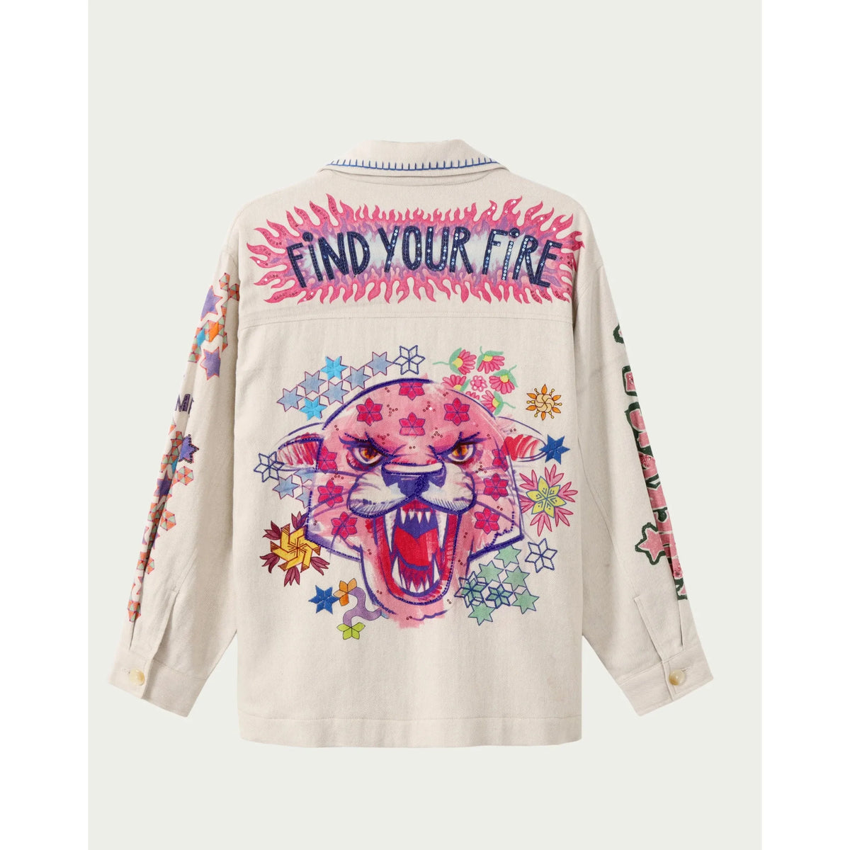 ME 369 Briann Embroidered Denim Jacket - Markers ME369 Pisces Boutique