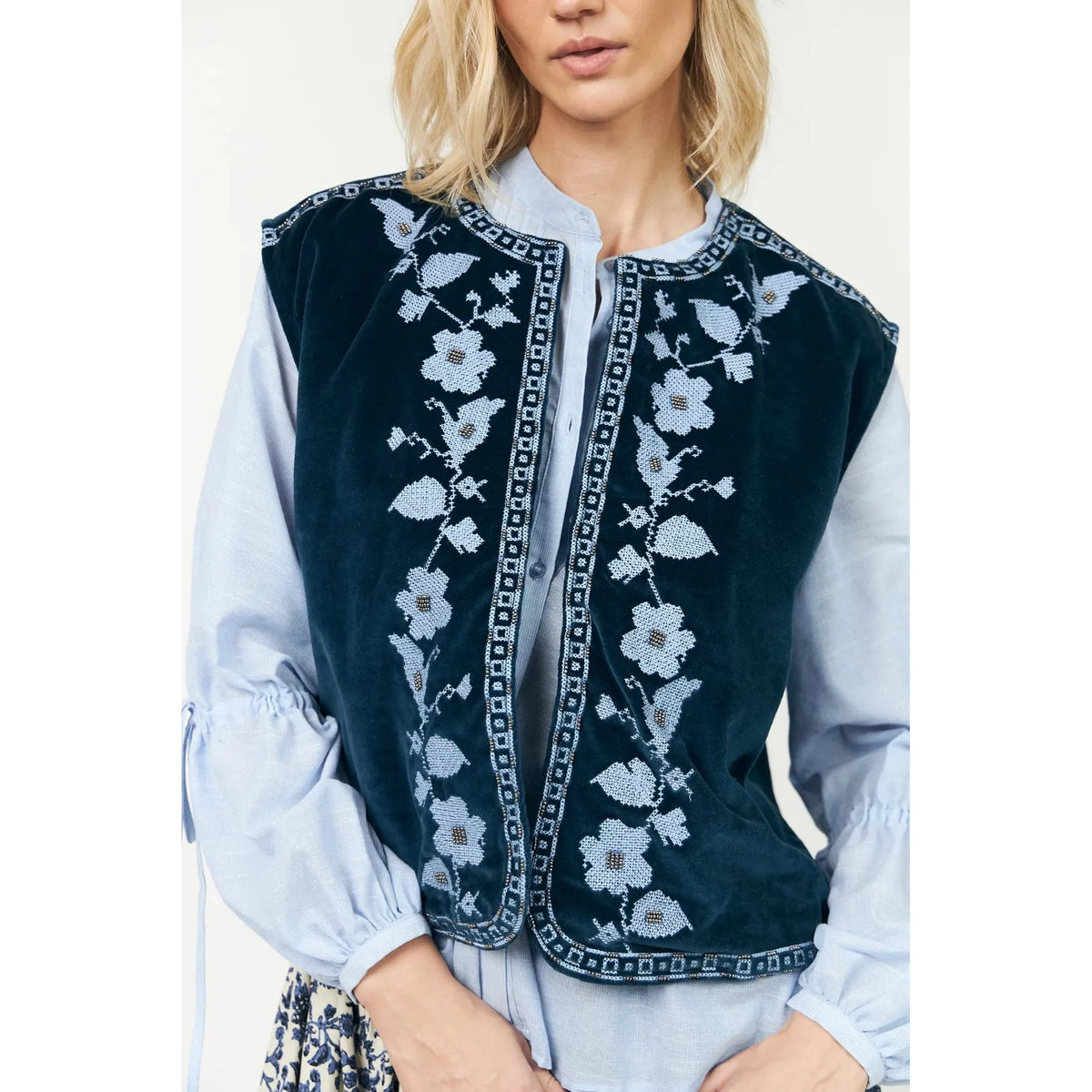 Lolly's Laundry Bin Vest - Blue Lolly's Laundry Pisces Boutique