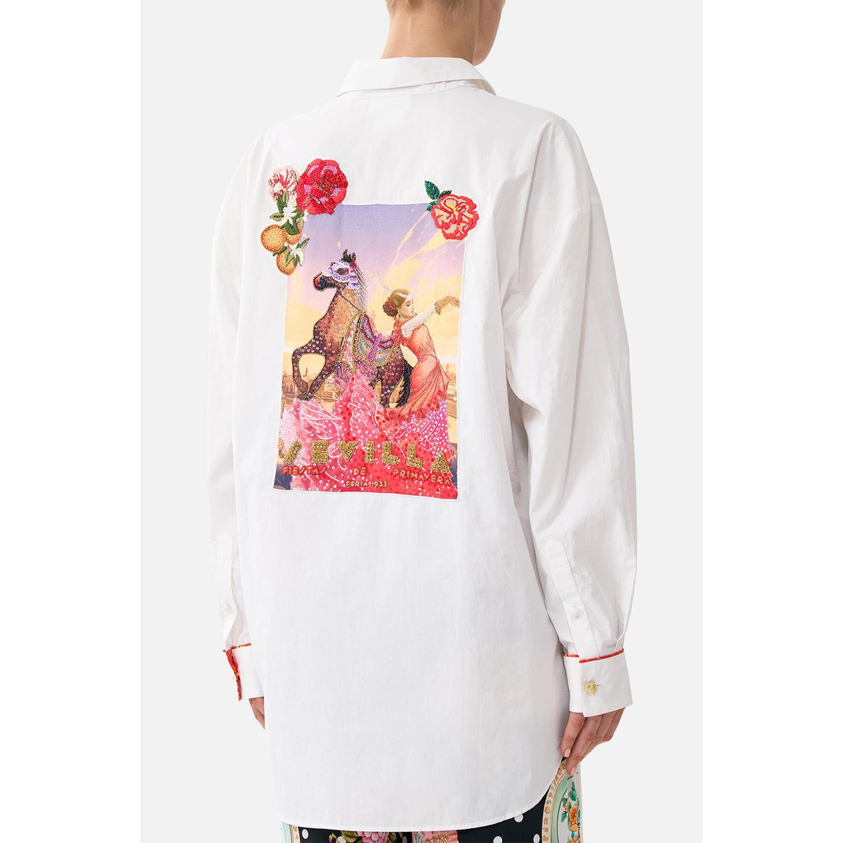 Camilla Long Sleeved Oversized Shirt With Pocket - Daughters Of Duende Daugduen Camilla Pisces Boutique