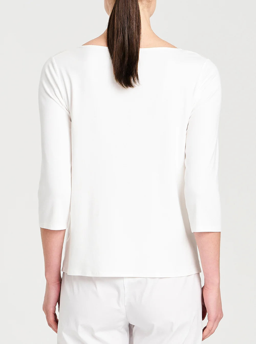 Mela Purdie Relaxed Boat Neck - White