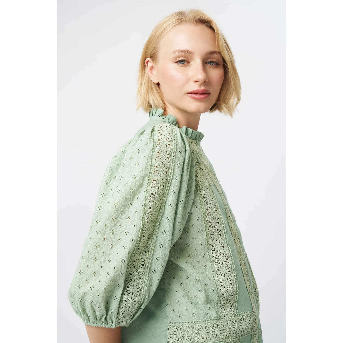 Kireina Isabella Shirt - Grape Green Kireina Pisces Boutique