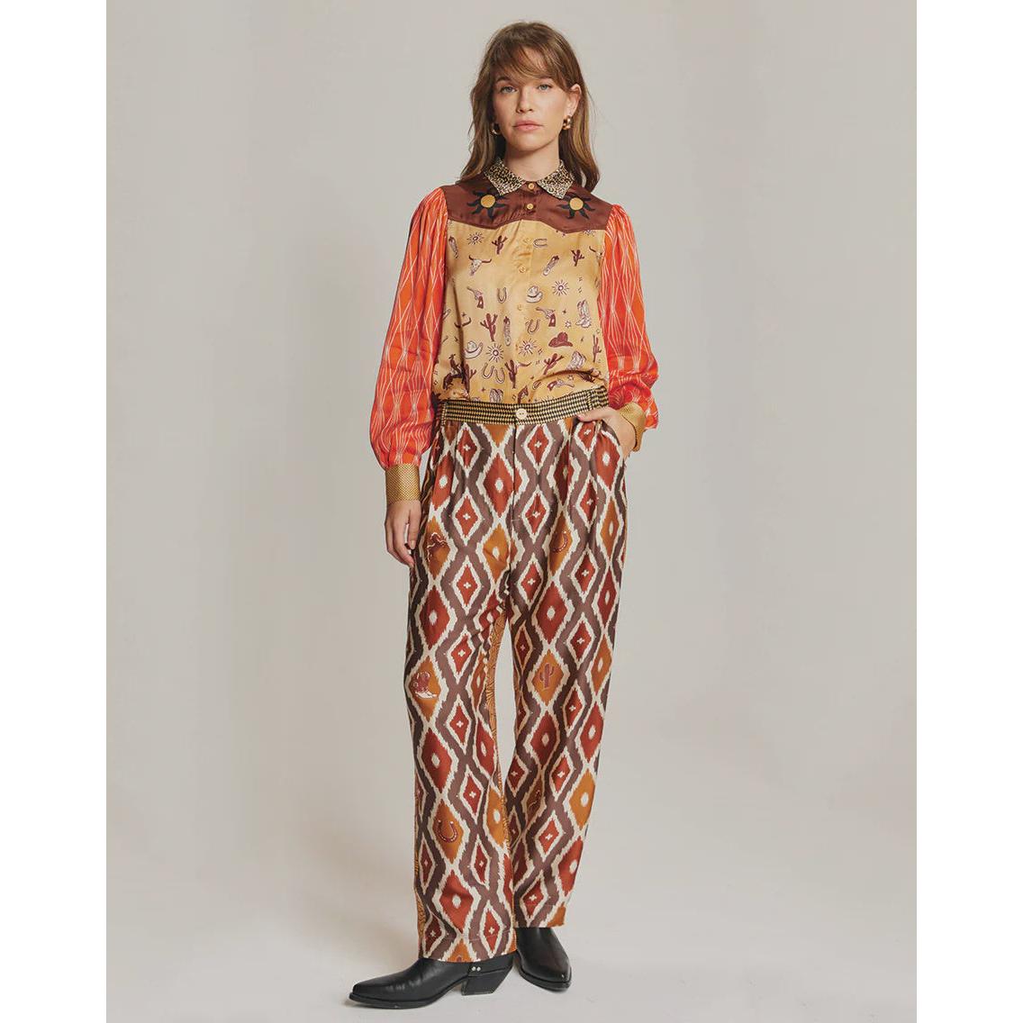 ME 369 Grace Cropped Shirt - Rodeo ME369 Pisces Boutique