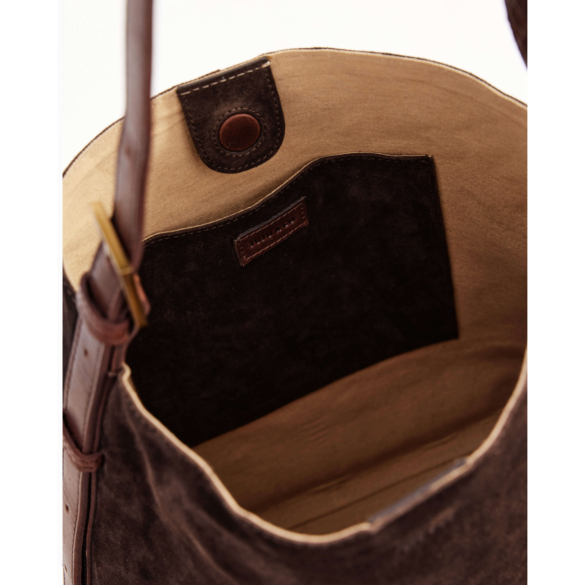 JuJu & Co Suede Cabas Tote - Chocolate JuJu & Co Pisces Boutique