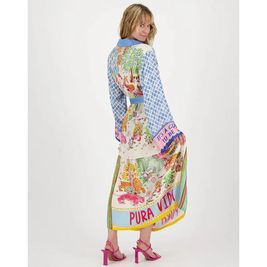 ME 369 Vanessa Midi Skirt - Pura Vida ME369 Pisces Boutique