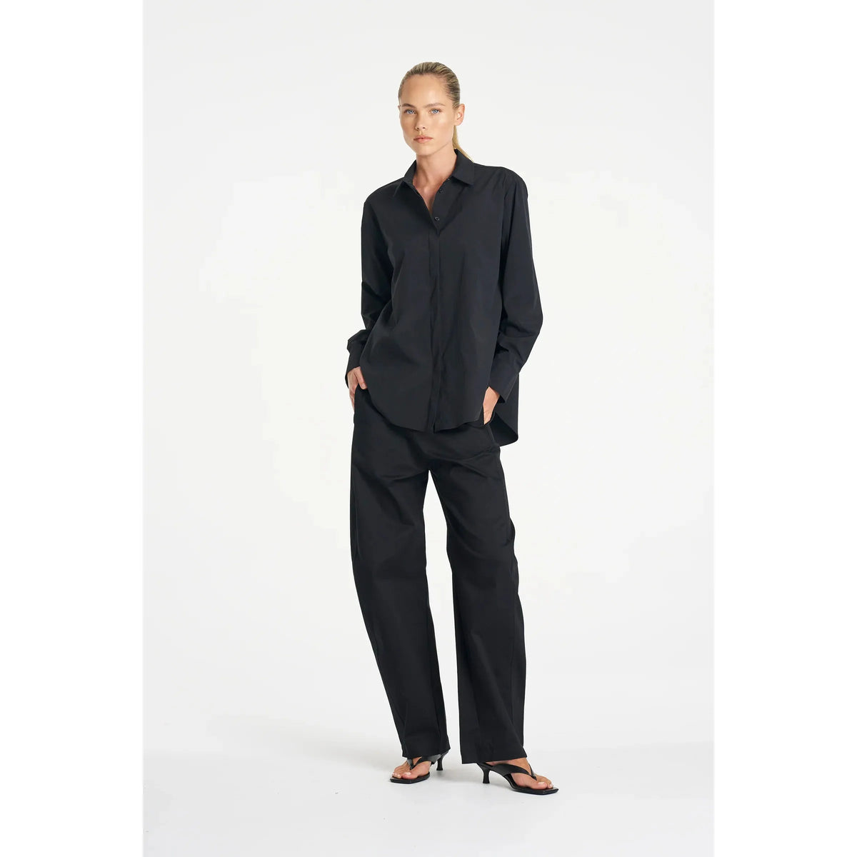 Mela Purdie Barrel Leg Pant Gravitene - Black  Mela Purdie Pisces Boutique