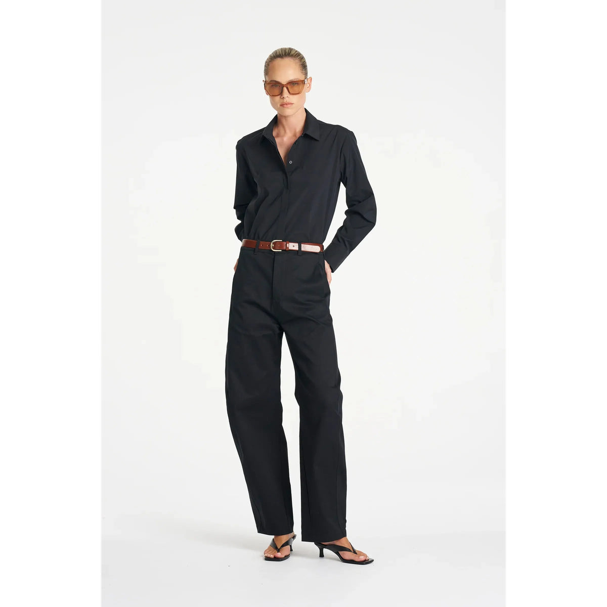 Mela Purdie Barrel Leg Pant Gravitene - Black  Mela Purdie Pisces Boutique