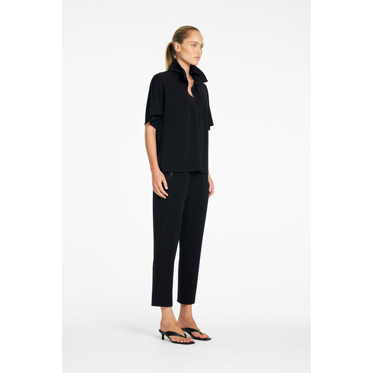 Mela Purdie Powder Zip Pant - Black  Mela Purdie Pisces Boutique