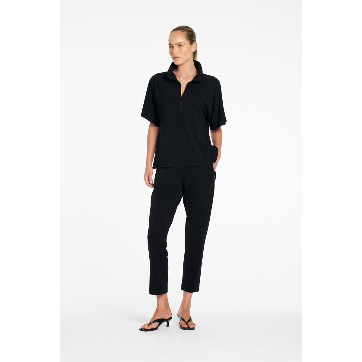 Mela Purdie Powder Zip Pant - Black  Mela Purdie Pisces Boutique