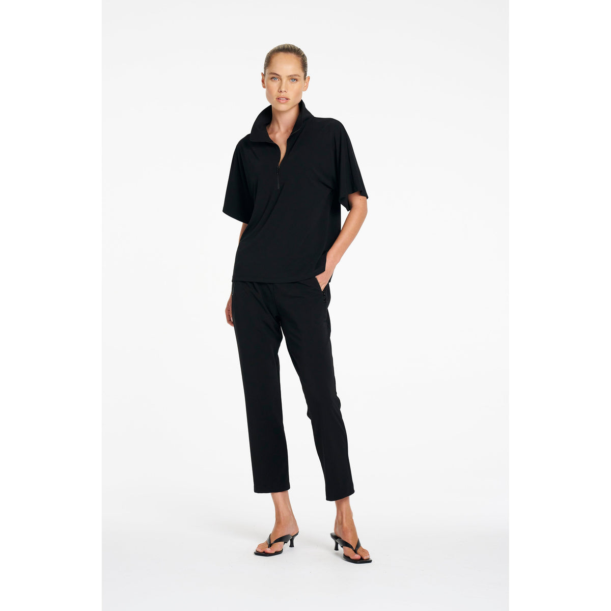 Mela Purdie Powder Zip Pant - Black  Mela Purdie Pisces Boutique