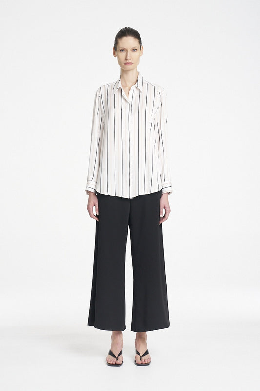 Mela Purdie Crop Suit Pant - Black