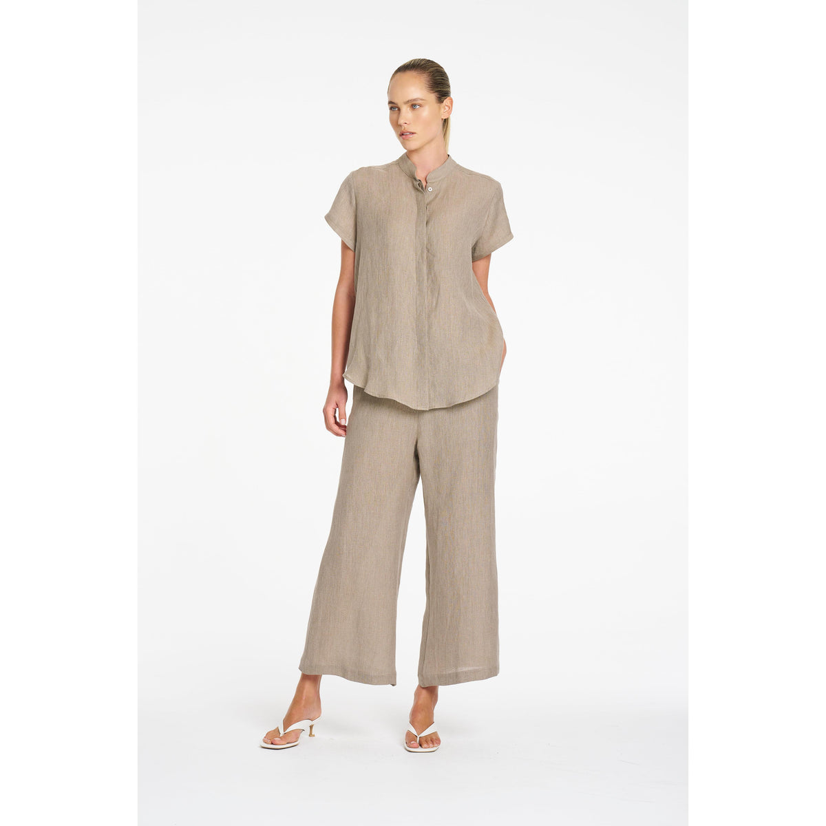 Mela Purdie Villa Overshirt - Stucco  Mela Purdie Pisces Boutique