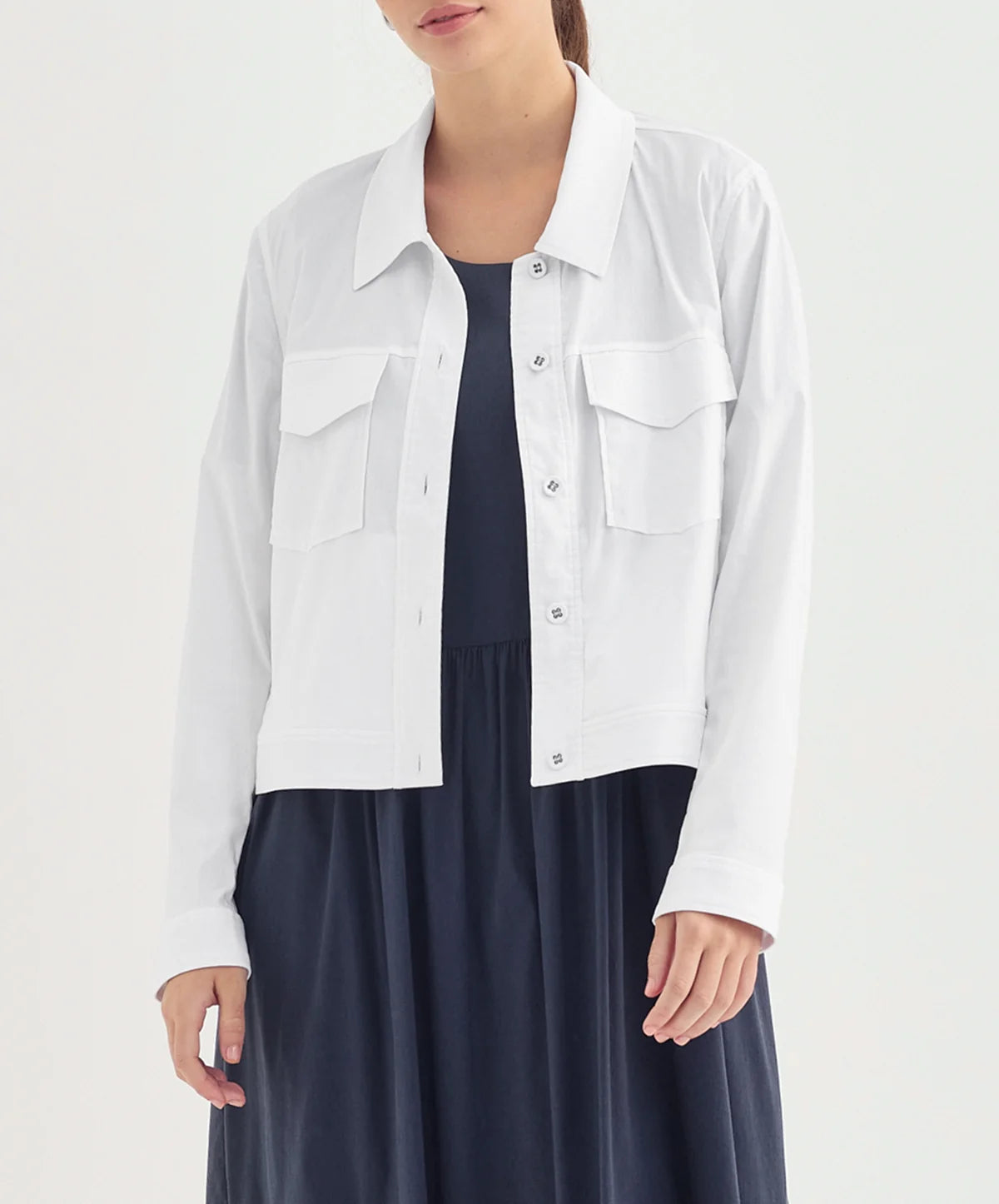 Verge Acrobat Icon Jacket - White