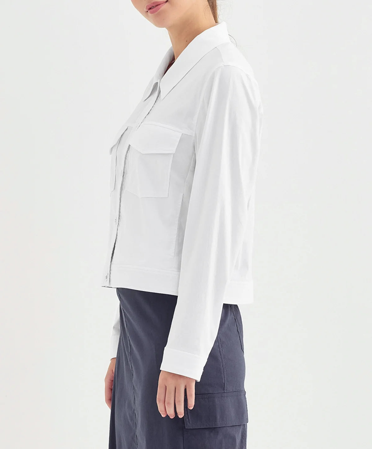 Verge Acrobat Icon Jacket - White