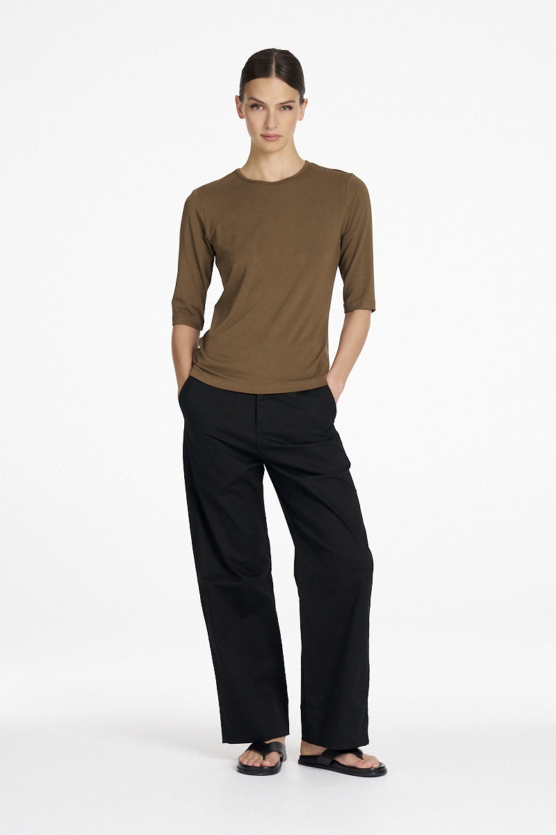 Signature By Mela Purdie Half Sleeve Top - Umber