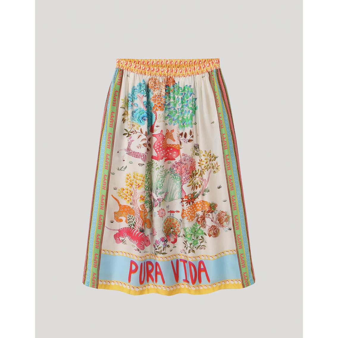 ME 369 Vanessa Midi Skirt - Pura Vida  ME369 Pisces Boutique