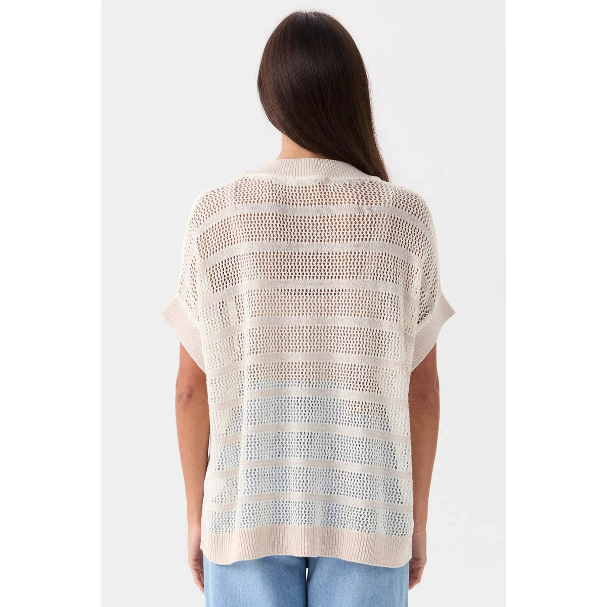 Mia Fratino Sanremo Vest - White / Calico  Mia Fratino Pisces Boutique