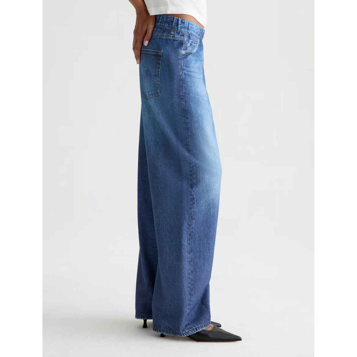 AG Adria Sweatpant - Blue  Adriano Goldschmied Pisces Boutique