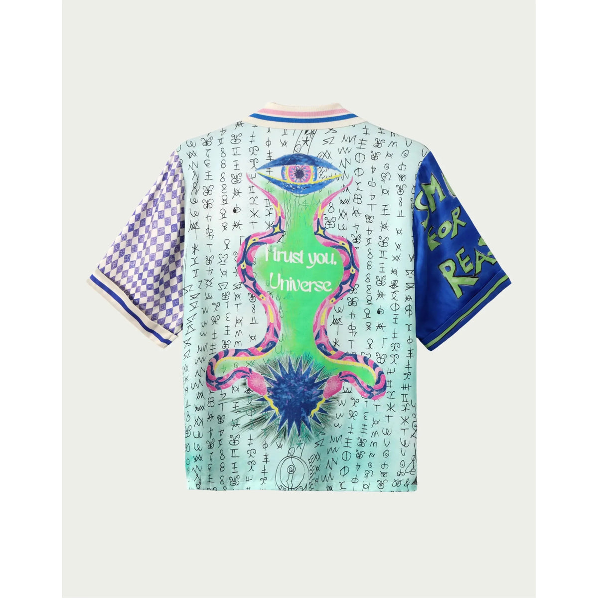ME 369 Aya Knit Collar Shirt - Runic Whisper  ME369 Pisces Boutique