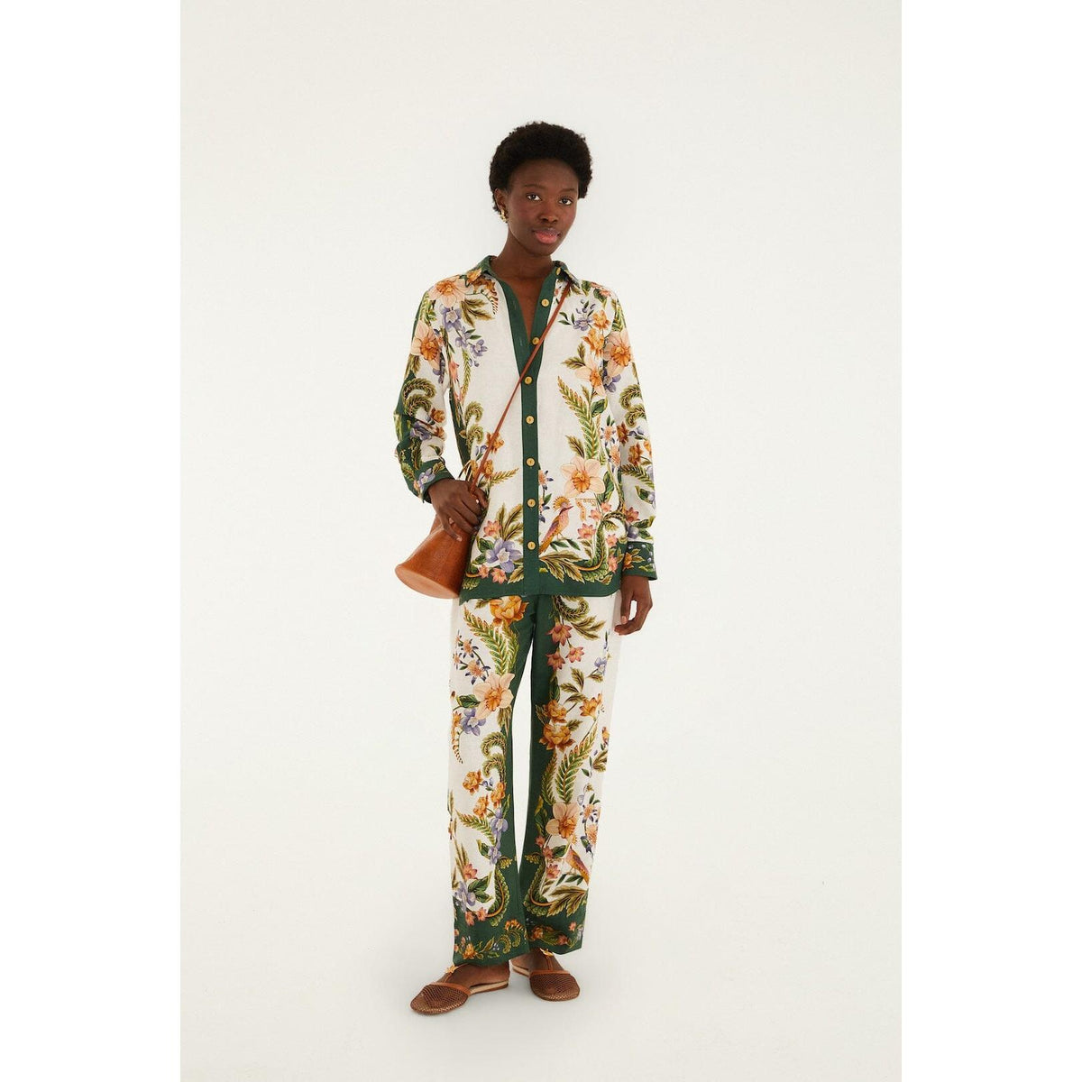 Farm Rio Nature Sand Pants - Nature  Farm Rio Pisces Boutique