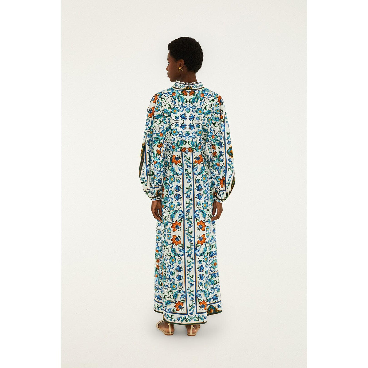 Farm Rio Flora Tile Maxi Dress - Off White  Farm Rio Pisces Boutique