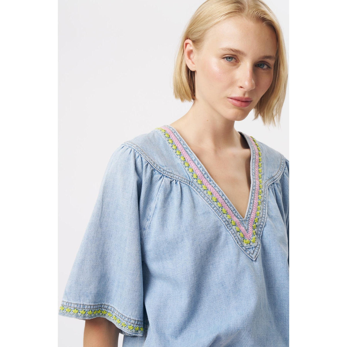Kireina Renee Top - Sky Blue  Kireina Pisces Boutique