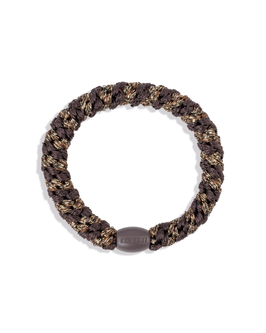 KKNEKKI - Brown Coffee Glitter Stripe