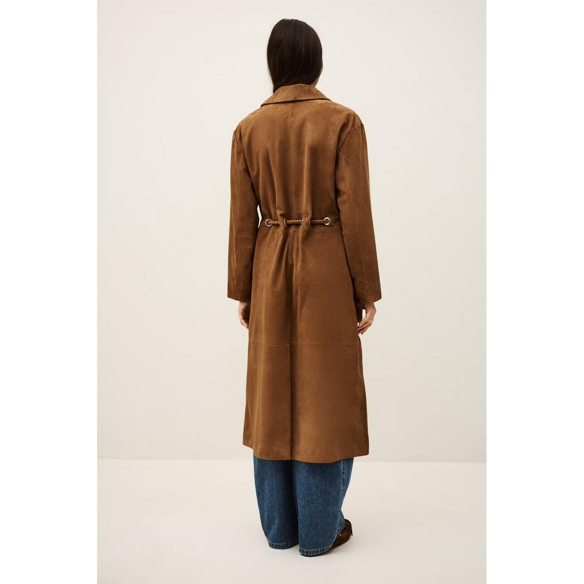 Ba&sh Matte Coat - Camel  Ba&sh Pisces Boutique