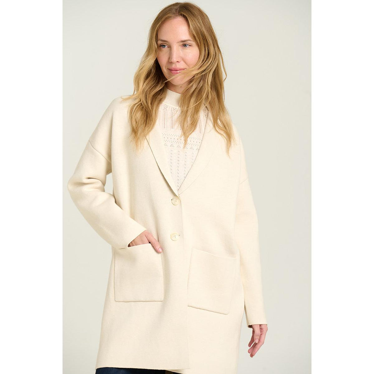 Sita Murt Knit Blazer - Popcorn  Sita Murt Pisces Boutique