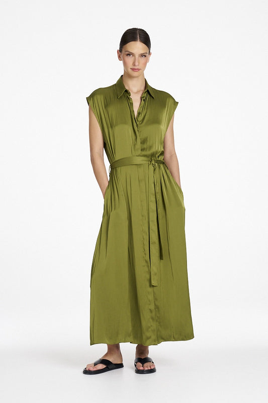 Signature By Mela Purdie Tabbard Dress - Peridot