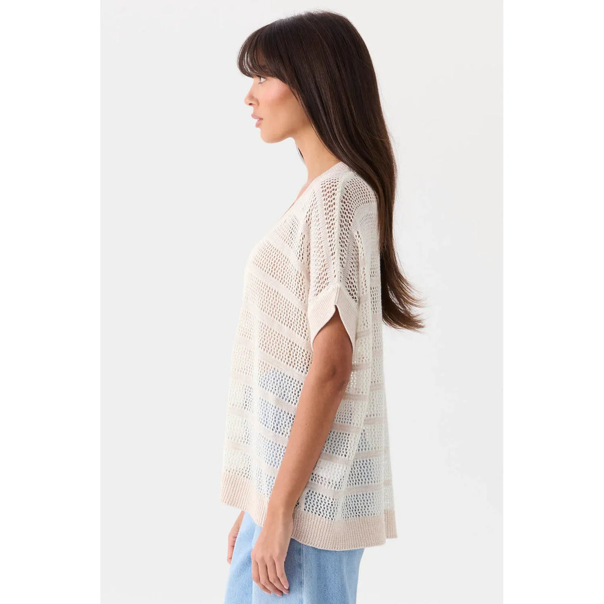 Mia Fratino Sanremo Vest - White / Calico  Mia Fratino Pisces Boutique