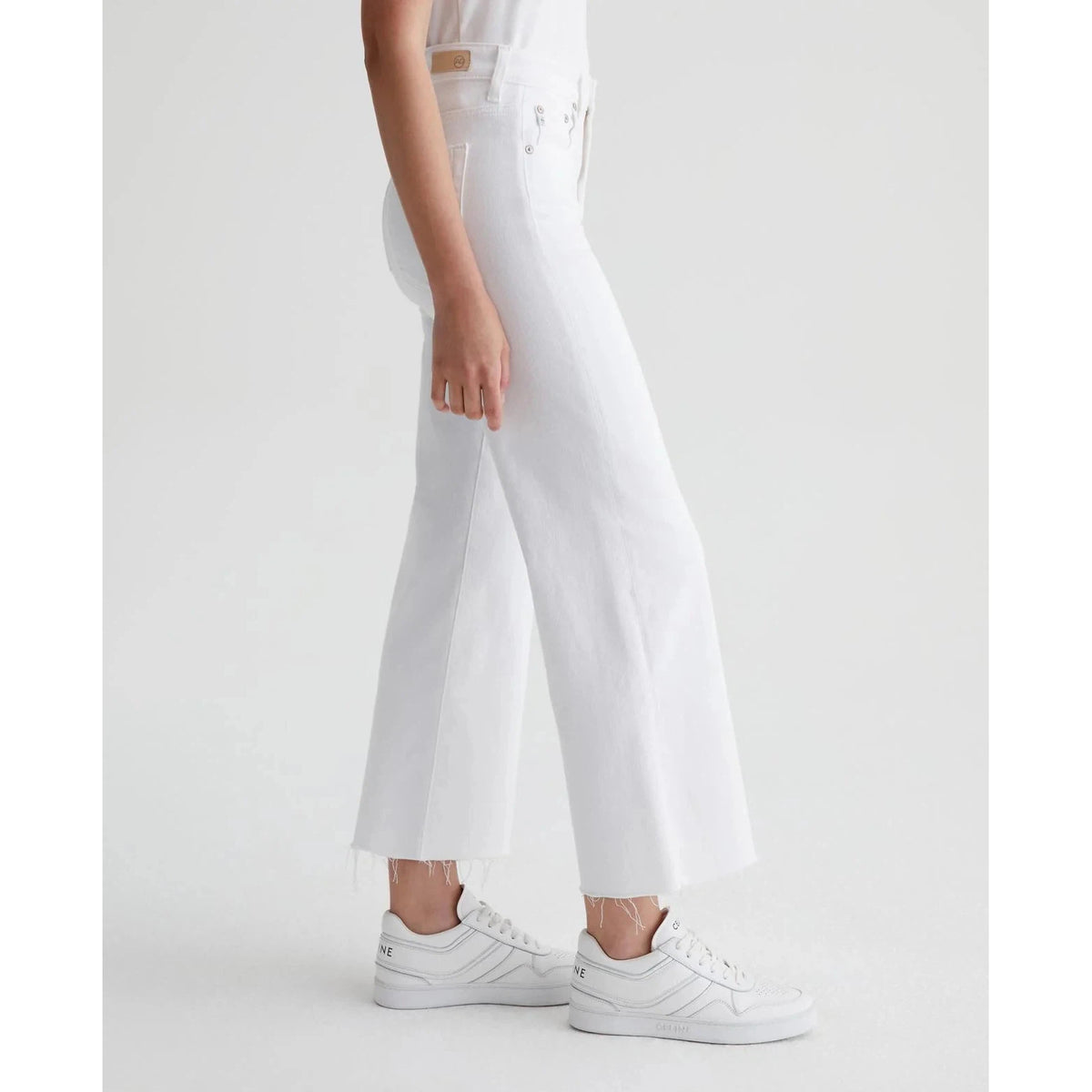 AG Saige Wide Leg Crop - Modern White