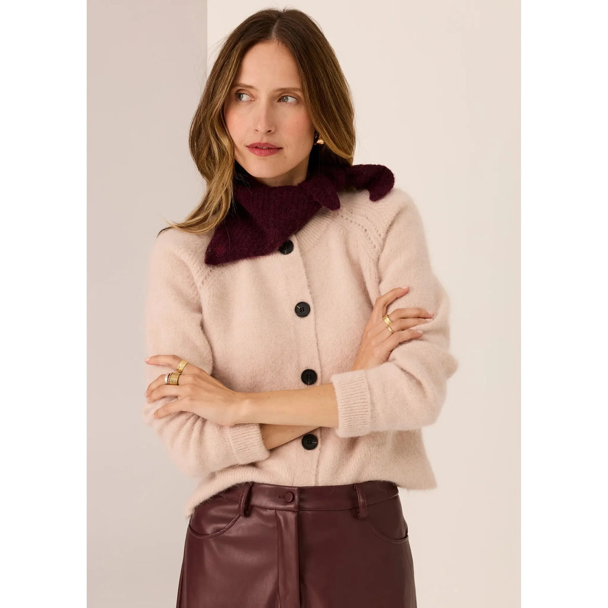 POL Haviland Cardigan - Blush  POL Pisces Boutique