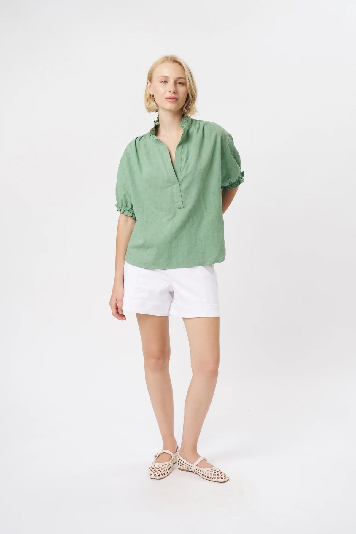 Kireina Amber Shirt - Green