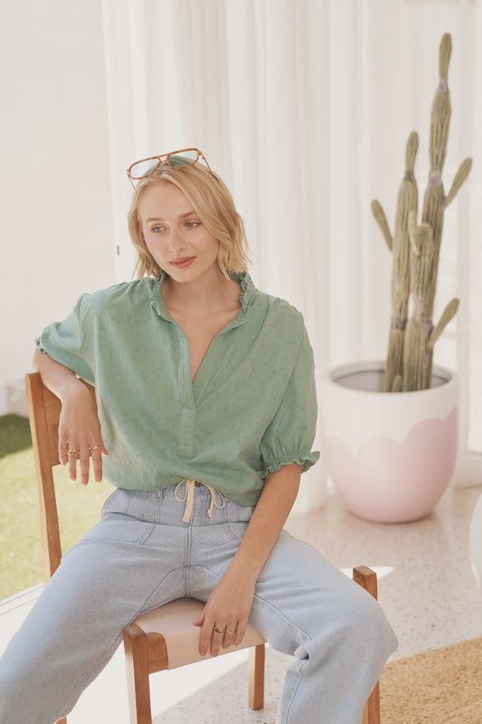 Kireina Amber Shirt - Green