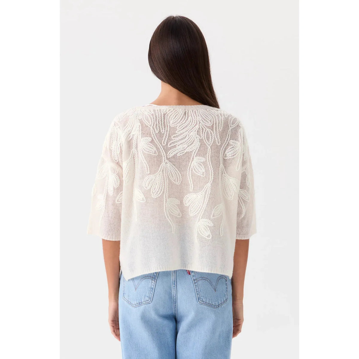 Mia Fratino Helena Tee - Cloud  Mia Fratino Pisces Boutique