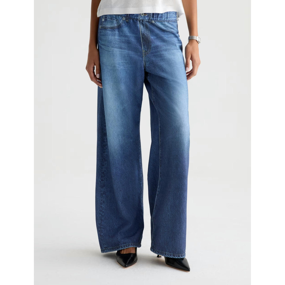 AG Adria Sweatpant - Blue  Adriano Goldschmied Pisces Boutique