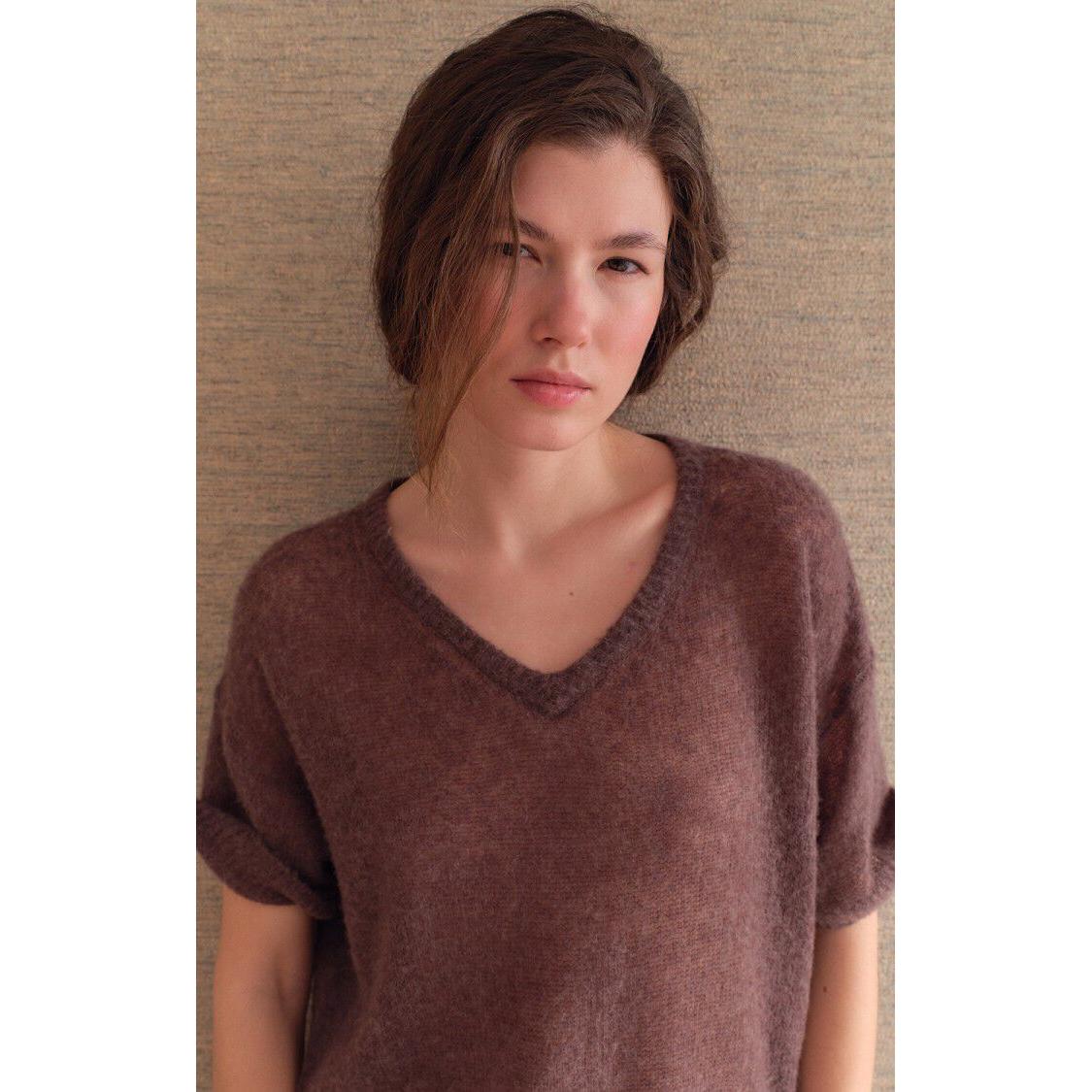 American Vintage BOD18B Top - Hedgehog Melange  American Vintage Pisces Boutique