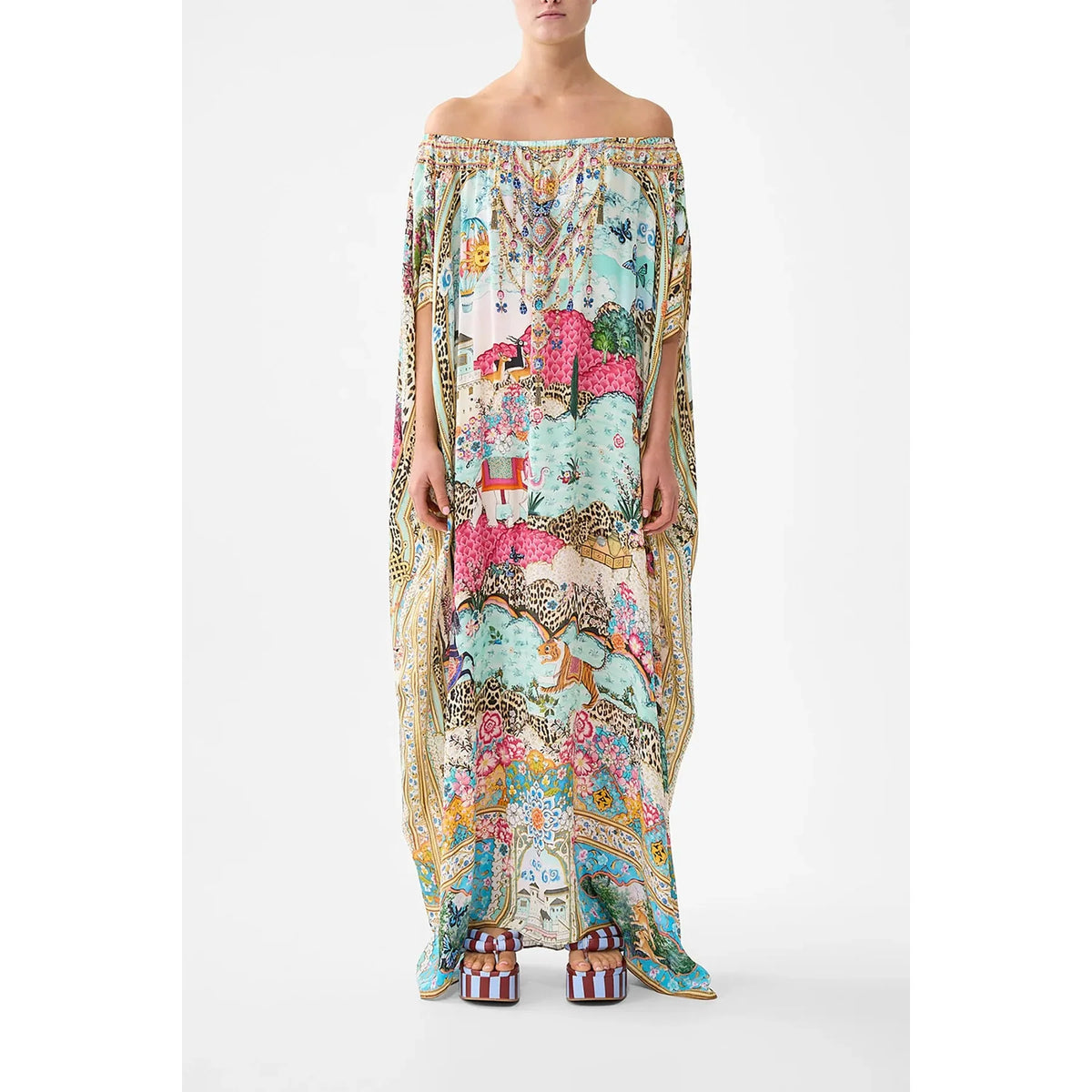 Camilla Off Shoulder Khaftan - Miniature Moments Minimoms  Camilla Pisces Boutique