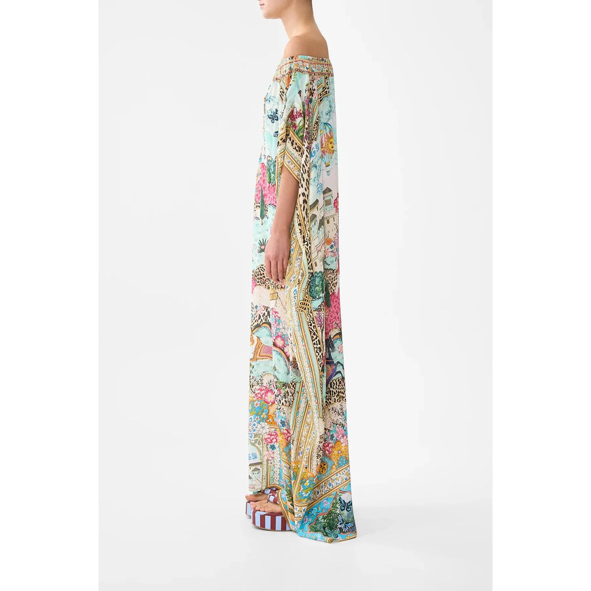 Camilla Off Shoulder Khaftan - Miniature Moments Minimoms  Camilla Pisces Boutique