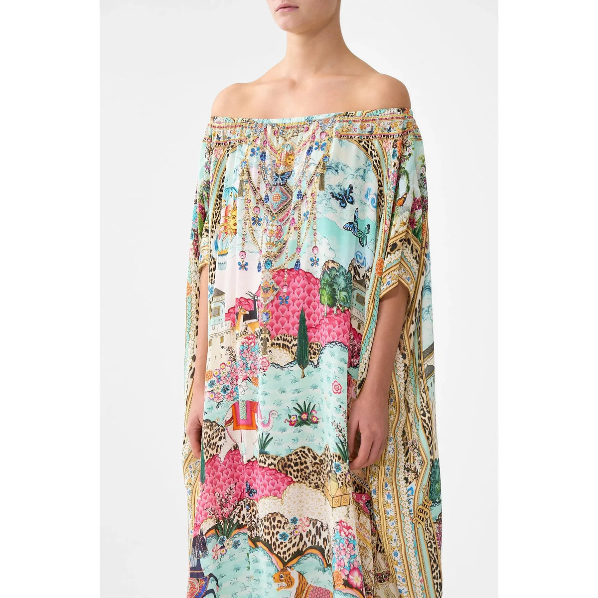 Camilla Off Shoulder Khaftan - Miniature Moments Minimoms  Camilla Pisces Boutique