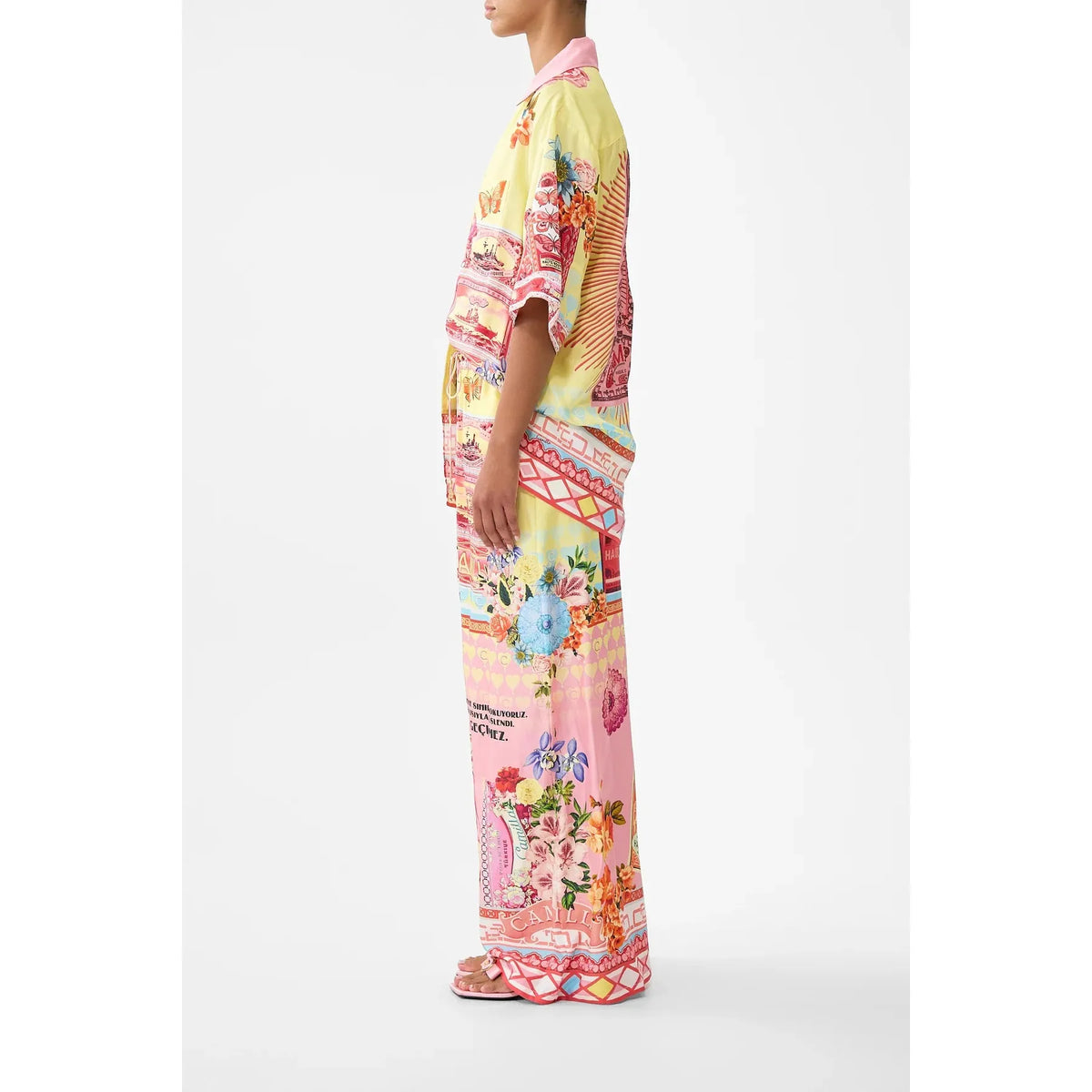 Camilla Straight Leg Pant - Collage Kingdom Collking  Camilla Pisces Boutique