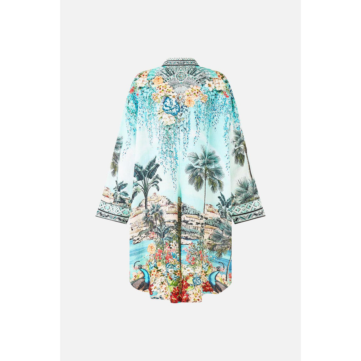 Camilla Relaxed High Low Shirt Dress - Balearic Bebe Balebebe  Camilla Pisces Boutique