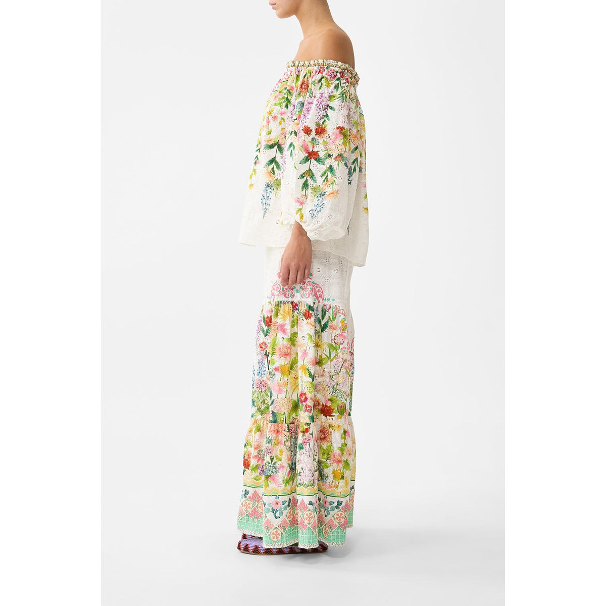 Camilla Trouser With Tiered Panels - The Call Of Catalonia Callcata  Camilla Pisces Boutique