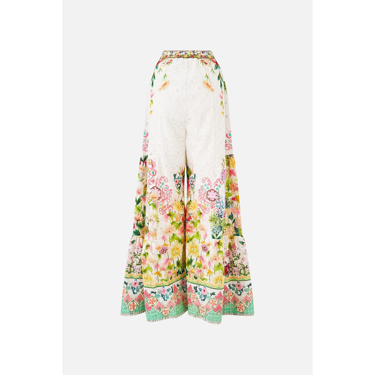 Camilla Trouser With Tiered Panels - The Call Of Catalonia Callcata  Camilla Pisces Boutique