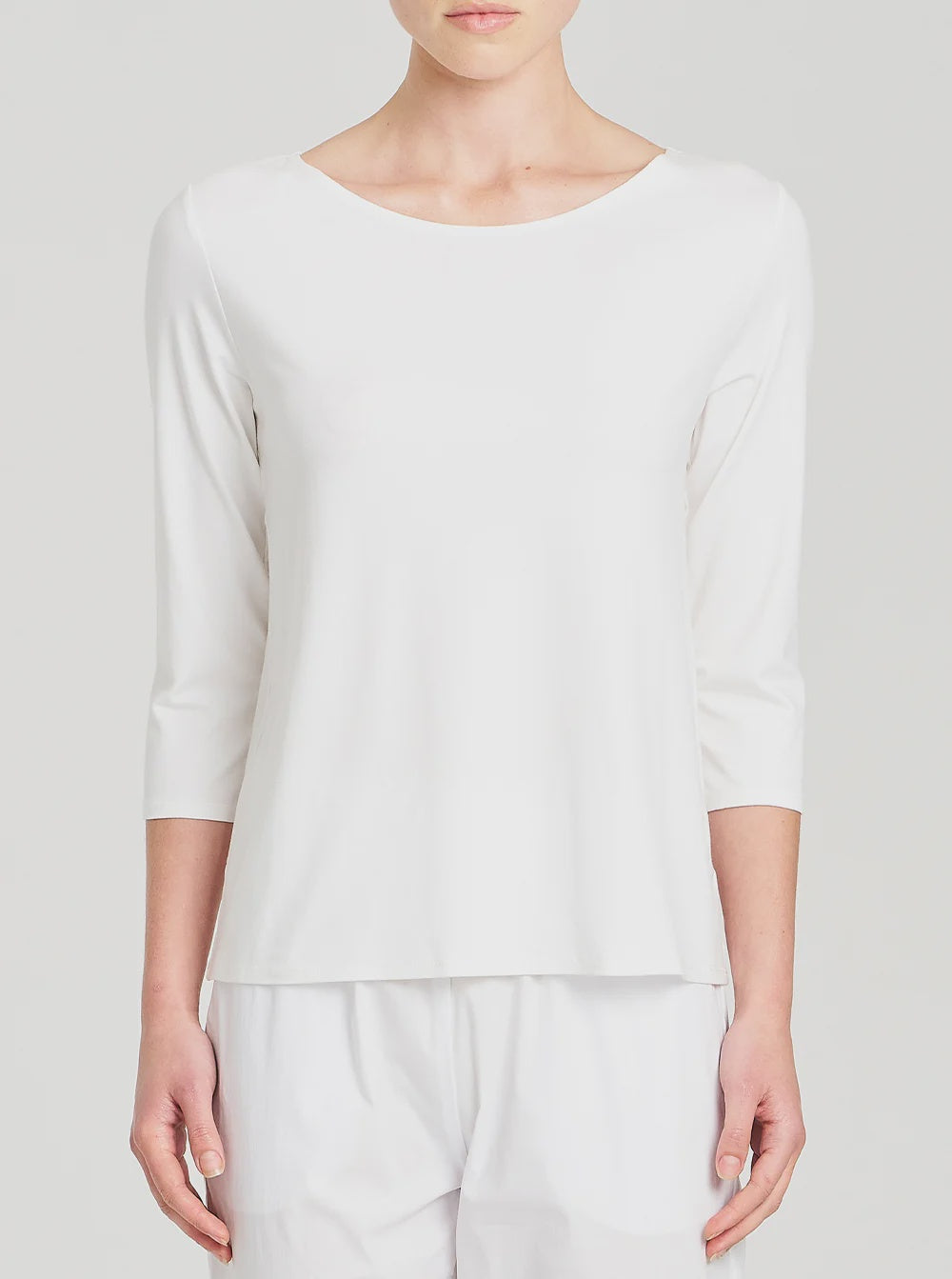 Mela Purdie Relaxed Boat Neck - White