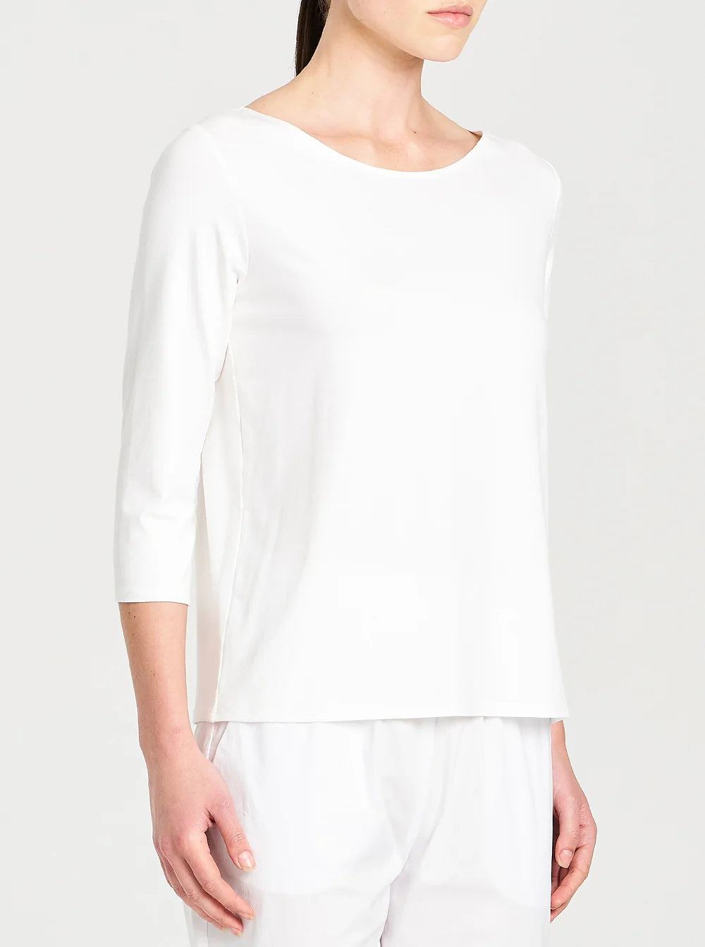 Mela Purdie Relaxed Boat Neck - White