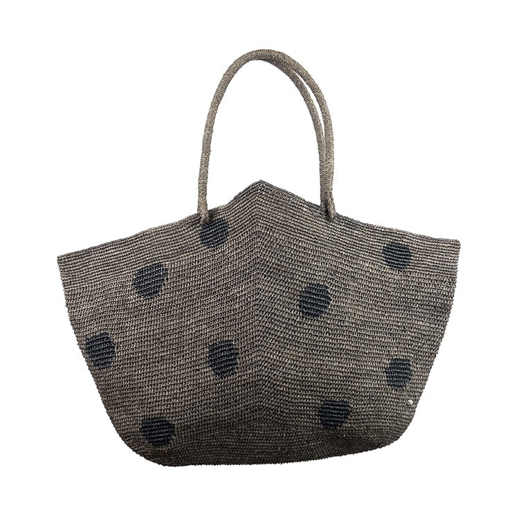 Made In Mada Gemma XXL Dots Bag - Taupe  Made in Mada Pisces Boutique