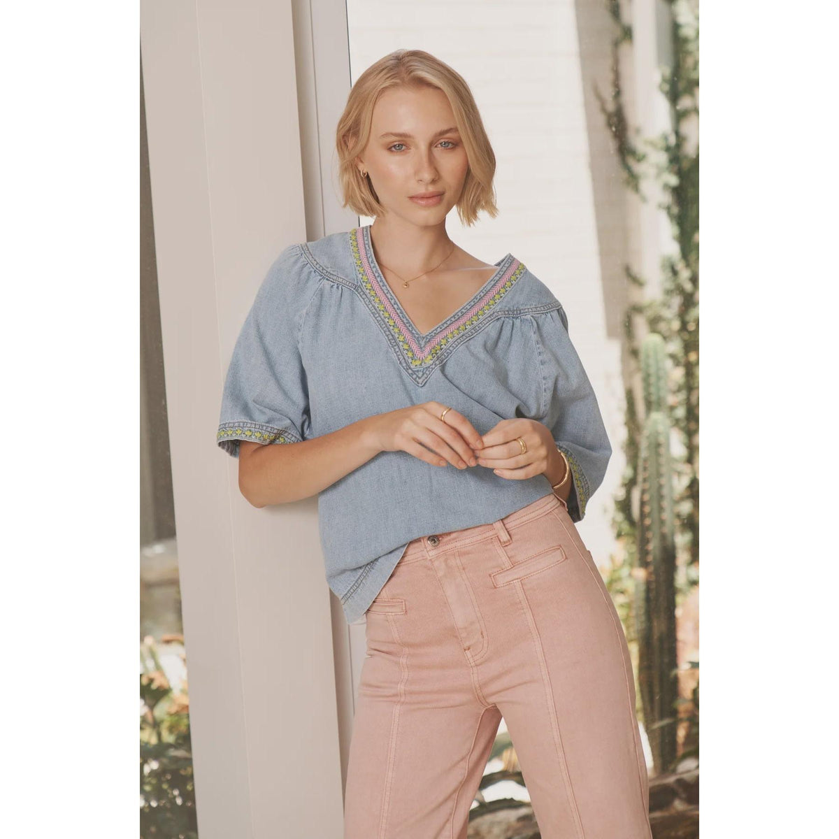 Kireina Renee Top - Sky Blue  Kireina Pisces Boutique