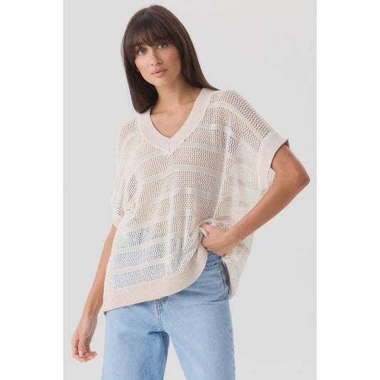 Mia Fratino Sanremo Vest - White / Calico  Mia Fratino Pisces Boutique