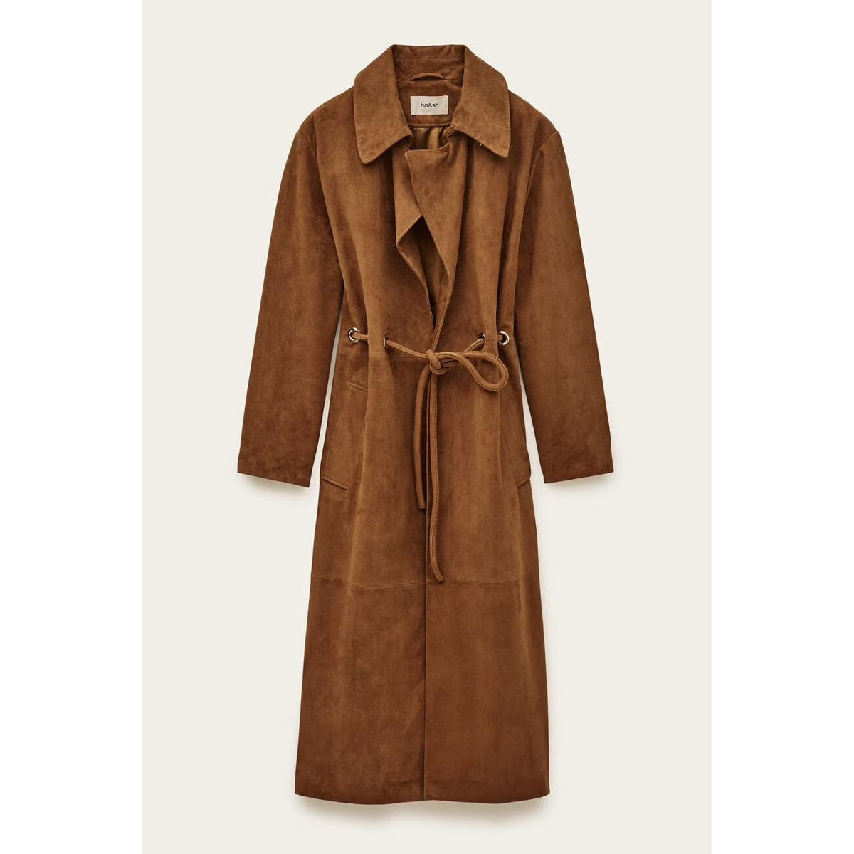 Ba&sh Matte Coat - Camel  Ba&sh Pisces Boutique